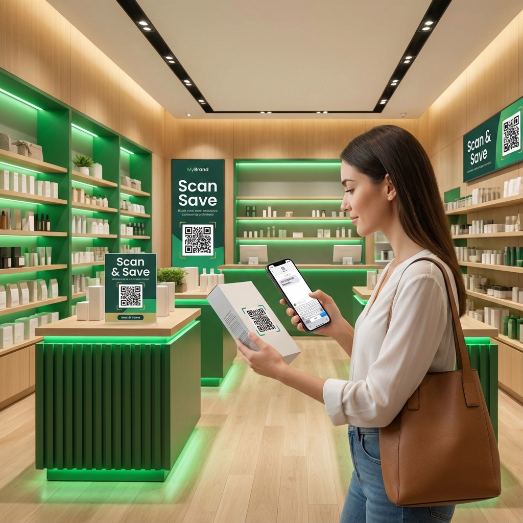 SMS QR Code - Scan to send pre-filled text messages